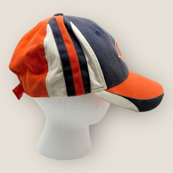 Chicago Bears NFL Adjustable Baseball Cap Navy Orange - Picture 4 of 6